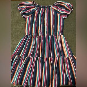 Cute Girl’s Striped Dress